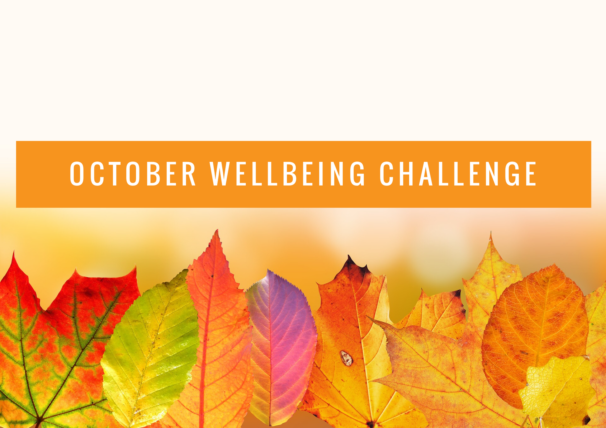 October Wellbeing Challenge